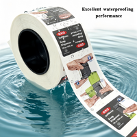 Kunden spezifische Hände desinfektion aufkleber Produkte für den täglichen Gebrauch Drucken von Klebstoff Wasserdicht Matte Wash Care Type Kunden spezifisches Etikett