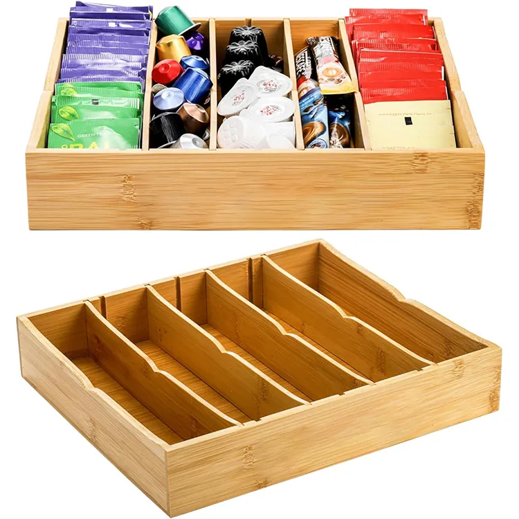 Easy To Clean Timeless Gift Tea Box Organizer