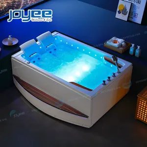 JOYEE 2 people home use indoor spa air bubble jets whirlpool bathtub jakuzy with massage whirlpool bathtub spa tubs