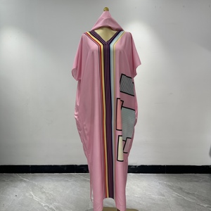 Vêtements pour femmes africaines, Dashiki Abaya, grande taille, robes longues élégantes et amples pour soirée, robes maxi + jupe intérieure, taille unique, pour la danse et les fêtes - Product Image 3