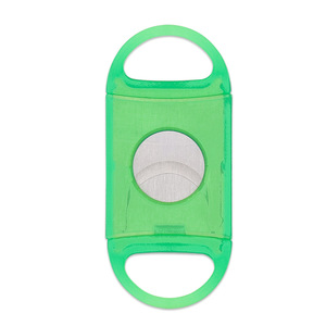 Plastic Cigar Cutter Double Blade Portable Bar Shape Stainless Steel For Cigar Accessories - Product Image 4