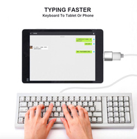 Adaptateur de prise Type C USB C mâle vers USB femelle 3.0, convertisseur Type-C vers USB 3.0 OTG, compatible Mac Pro, Chromebook, Pixelbook