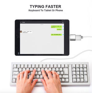 Adaptateur de prise Type C USB C mâle vers USB femelle 3.0 Convertisseur Type-c vers USB 3.0 OTG Compatible Mac Pro, Chromebook, <span class=keywords><strong>Pixelbook</strong></span> - Product Image 4