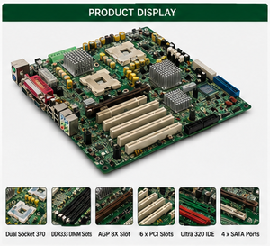 Carte mère double socket 604 <span class=keywords><strong>Iwill</strong></span> DP533-S VER1.5 avec Ultra320 SCSI intégré pour appareil d'échographie PHILIPS IU22 IE22 - Product Image 2