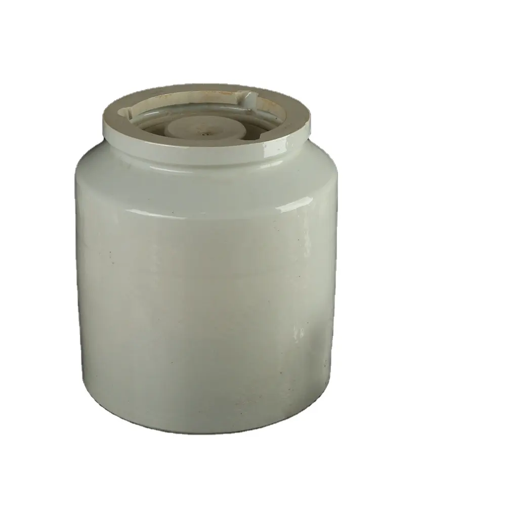 Porcelain 99 99.7% High Alumina Ceramic Ball Mill Grinding Jar with Lid