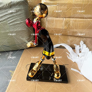 Sculpture Pop Art en résine de la femme de <span class=keywords><strong>Popeye</strong></span>, aux couleurs chromées, inspirée des classiques de la bande <span class=keywords><strong>dessin</strong></span>ée, Statue <span class=keywords><strong>Olive</strong></span>, objet de collection pour galerie, Oliva - Product Image 2