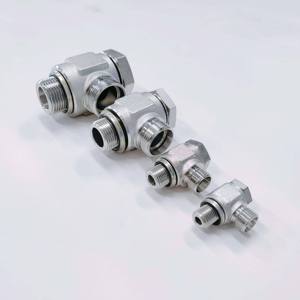 1ci/1di-b thủy lực banjo xoay khớp thép hình nón tay áo khớp nối xoay rèn đúc 10mm-30mm ống bề mặt mạ - Product Image 1