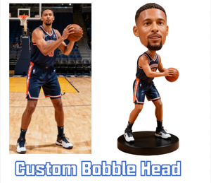 ボブルヘッド100% カスタム樹脂誕生日ギフト車用ボブルヘッドボブルヘッド写真に基づいてリアルにパーソナライズ - Product Image 3