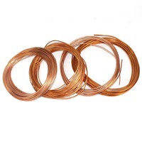 Tube de bobine de cuivre de réfrigération 1kg par rouleau ID0.026 \ "OD0.071 \" raccords de tuyauterie