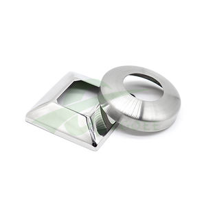 Cache-pieds et bride décorative en acier inoxydable 304 316 <span class=keywords><strong>de</strong></span> style moderne pour tube <span class=keywords><strong>de</strong></span> garde-corps d'escalier, accessoires <span class=keywords><strong>de</strong></span> quincaillerie décoratifs - Product Image 6