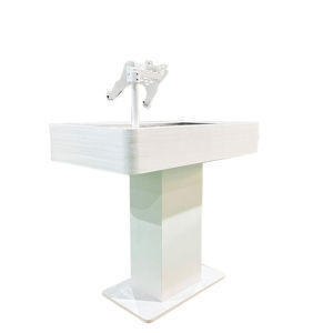 Tour de contrôleur DJ de podium de bureau de studio de <span class=keywords><strong>Disc</strong></span> <span class=keywords><strong>Jockey</strong></span> de fête de mariage avec le support d'ordinateur portable flight case - Product Image 1
