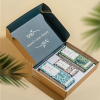 Enveloppes d'emballage en papier personnalisées boîtes de kit de soins de la peau cosmétiques boîte d'emballage d'expédition ondulée imprimée avec insertion