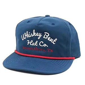 Custom Classic vintage cuerda sombrero vieja escuela ajustable Snapback gorra de béisbol camionero