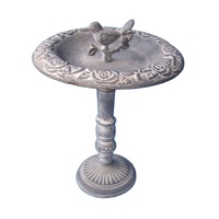 Mangeoire à oiseaux en fonte antique TOPMI modèle BF331 pour la décoration de jardin