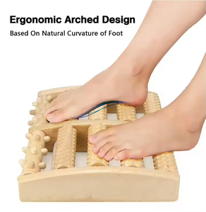 Akupunktur ahşap ayak masajı rulosu tetik noktası gevşeme spor ve eğlence ağrı ve stres rahatlama için - Product Image 5