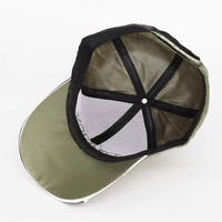 Zwarte tweekleurige DRAGON geborduurde baseballpet, unisex verstelbare casual sporthoed