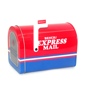 Caja de regalo de hojalata personalizada al por mayor en forma de buzón <span class=keywords><strong>para</strong></span> almacenar galletas, chocolate, sándwich, aperitivo, pastel, comida, caramelo, <span class=keywords><strong>pan</strong></span>, azúcar - Product Image 1