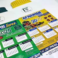 Calendrier mural personnalisé 2027 sur 12 mois, thème agricole (engrais pour cultures), cadeau promotionnel d'entreprise