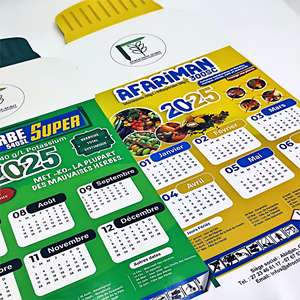 <span class=keywords><strong>Calendrier</strong></span> mural personnalisé 2027 sur 12 mois, thème agricole (engrais pour cultures), cadeau promotionnel d'entreprise - Product Image 6