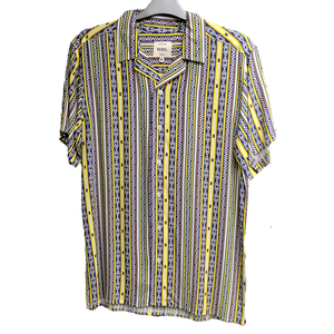 เสื้อเชิ้ตผู้ชายคุณภาพสูง ผ้าฝ้ายทวิล 100% สไตล์ลำลอง แฟชั่น ปรับแต่งได้เต็มที่ แขนสั้น ทรงเข้ารูป กระดุมปกปิด ลายสก็อต - Product Image 1