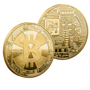 Vorrätige Exquisite Vergoldete Gedenkmünze Metallkunst-Ornament Souvenir-Münze Geschäftsgeschenk Dekorationsobjekt - Product Image 1