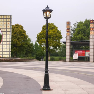 โคมไฟถนน LED อลูมิเนียมยุโรป สำหรับสวนกลางแจ้ง วิลล่า และลานบ้าน - Product Image 1