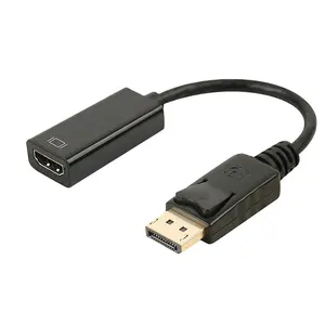 Cable Hdtv Adaptador Kabel Converter DP Displayport Display Port Male To HDMI Female HDTV Video Cable Adaptador Adapter Converter 1080P