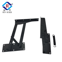 B09 Table à thé en métal personnalisable mécanisme de levage à ressort Simple 344mm hauteur Installation facile amovible réglable expédition rapide
