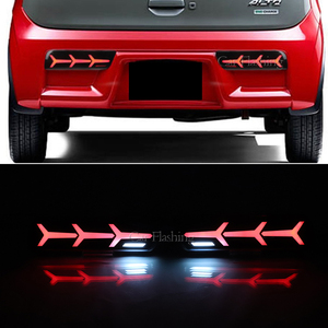 Réflecteur LED pour <span class=keywords><strong>Suzuki</strong></span> <span class=keywords><strong>Alto</strong></span> 2016 2017 2018 2019 2020 <span class=keywords><strong>2021</strong></span> 2022 feu de freinage arrière, pare-chocs, antibrouillard - Product Image 6