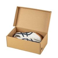 OEM Dynamics Emballage avec couvercle à rabat Carton Kraft Papier Flip Boîte à chaussures Baskets Sandales Stockage Boîtes d'emballage
