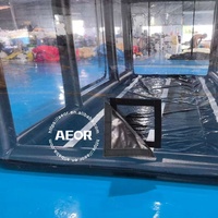 Portable personnalisé Protection contre la poussière Transparent clair Pvc Couverture de voiture gonflable Garage abri stockage tente à bulles