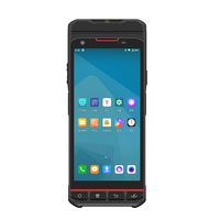 Computadora de Mano Android con Sistema de Gestión de Colas, PDA con Impresora de Etiquetas, Escáner de Códigos de Barras, Códigos QR y NFC, con Impresora Térmica de Etiquetas
