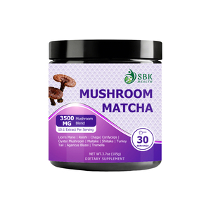 High Quality Matcha Mushroom 10 Mushroom Extract Blend Collagen Increased Immunity Energy Supplement Matcha Energy Powder - Product Image 1