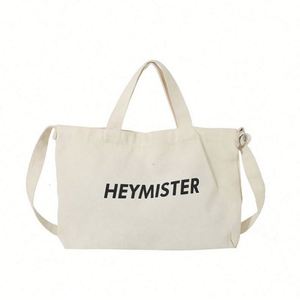 Bolsa de Lona Promocional al por Mayor, Bolsa de Mensajero Grande, Bolsa de Lona de Algodón Personalizada con Logotipo - Product Image 6