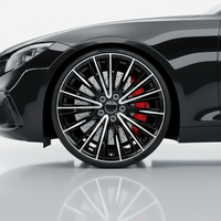 Nouvelle jante en alliage d'aluminium usiné multi-rayons 18X8.0, finition noir brillant, PCD 114.3 ET+35, adaptable universellement pour Alphard