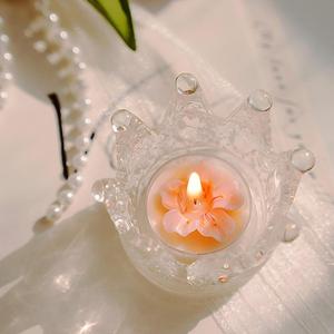 Luxuriöse Personalisierte Kreative <span class=keywords><strong>Sakura</strong></span>-Blumen-Kerze Ästhetische Kerzen für Jubiläumsfeier Geschenkidee - Product Image 2