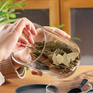 Bocaux de conservation alimentaire <span class=keywords><strong>en</strong></span> <span class=keywords><strong>verre</strong></span> borosilicate <span class=keywords><strong>Luminarc</strong></span> 0,5L/0,75L/1L <span class=keywords><strong>avec</strong></span> couvercles hermétiques, contenants de cuisine pour épices, desserts, fruits secs - Product Image 4