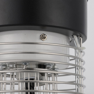Lámpara Eléctrica Antimosquitos para Exteriores, Trampa de Choque con Doble Función de Iluminación para Patio, Jardín e Interiores, Negra - Product Image 1