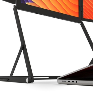 Triple Screen Monitor15.6'' FHD 1080P IPS Ultra-Thin Display HDMI/USB-C Plug-Play Portable <strong>Monitor</strong> for Laptop Mac Win Android - Product Image 2