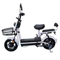 Popular bicicleta eléctrica para adultos, uso urbano, Ebike, motor de 350W, E-Scooter Street Riding, 48V12ah, cargador extraíble, ciclomotor eléctrico