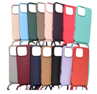 Sangle de cou transversale en TPU, collier chaîne pour iPhone 11 Pro XS/XR/X 8/7/6 Plus, coque de téléphone portable