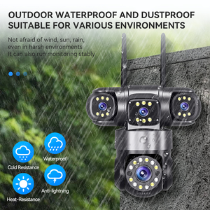 Yoosee 3Screens 4g Sim Card Ultra HD 15MP PTZ Bomber Shape <b>Outdoor</b> Wifi IP CCTV <b>Security</b> Network <b>Wireless</b> <b>Cameras</b> Surveillance - Product Image 6