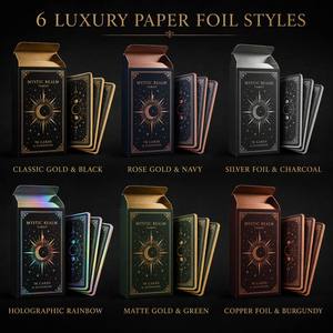 Servicios de Impresión para Fabricantes, Impresión de Cartas de Tarot con Preguntas de Conversación Personalizadas, Impresión de Cartas de Juego - Product Image 6