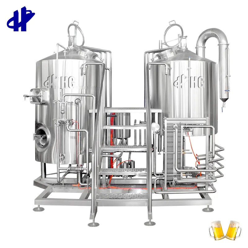 Kleine Micro Bier Brouwen Apparatuur China 500l 5bbl 7BBL Turnkey Project Van Brouwerij