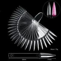 50 Nuanciers transparents pour ongles, carte de couleurs, présentoir, modèle de vernis gel, échantillon de nail art, palette acrylique pour salon de manucure