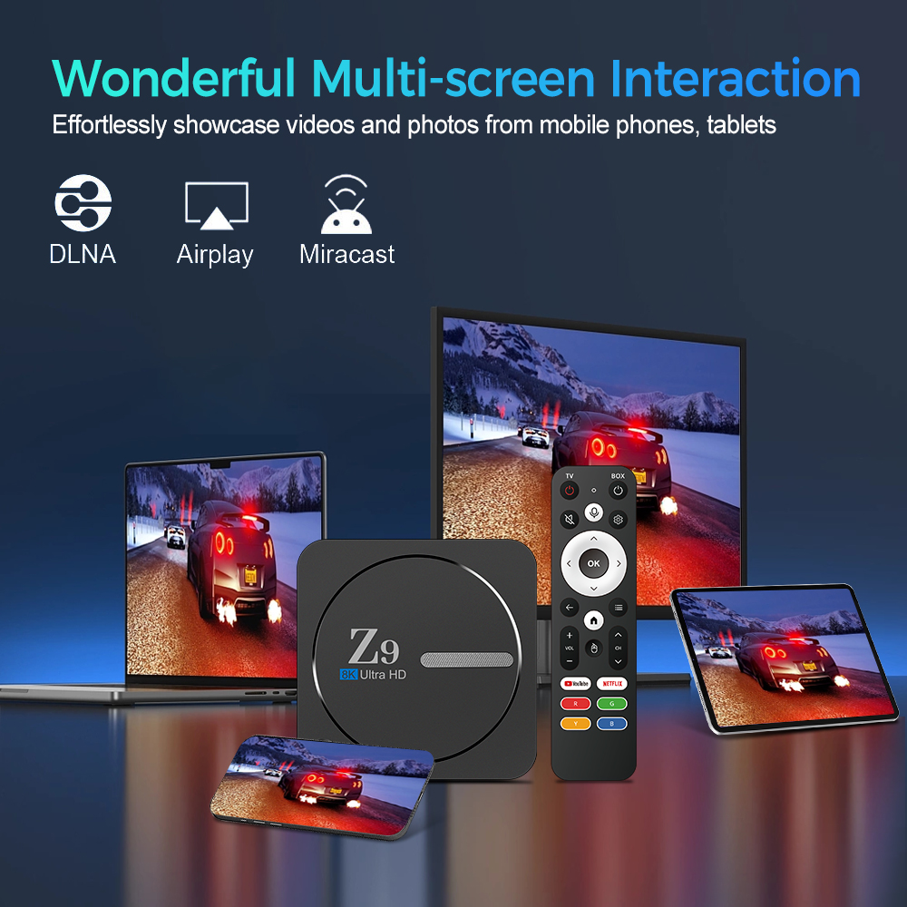 High Performance ODM Smart Android TV Box Z9 RK3528