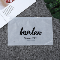 En gros Personnalisé Biodégradable Givré Mat Ziplock Impression Personnalisée Sac Étanche Fermeture Éclair Sacs D'emballage En Plastique pour Vêtements