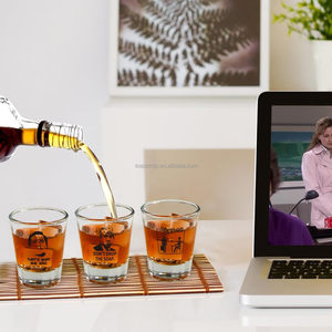 Verres à shot personnalisés avec logo, impression par sublimation, base lourde, verres à boire pour anniversaire avec base robuste - Product Image 6