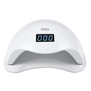 Venta caliente 48W SUN 5 LED Salon Secador de uñas con máquina dual Geles de curado rápido de bajo calor Suministro eléctrico de plástico blanco - Product Image 2
