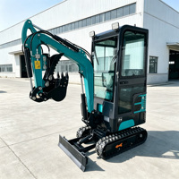Équipement d'ingénierie, mini-excavatrice de 1,2 tonne, matériel de terrassement YUNTU, nouvelle mini-excavatrice sur chenilles à vendre